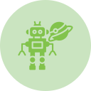 robot espacial icon