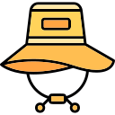 sombrero para el sol icon