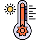 temperatura caliente icon