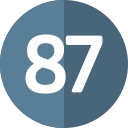 87 