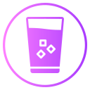 vaso de agua icon