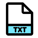 formato de archivo txt icon