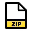 formato de archivo zip icon