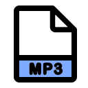 formato de archivo mp3 icon