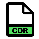 formato de archivo cdr icon