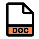 formato de archivo doc icon