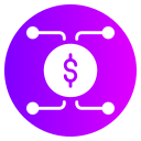 símbolo de dólar icon