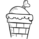 saco preso na chaminé icon