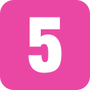 número 5 icon