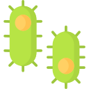 les bactéries Icône
