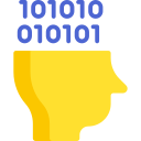 código binario icon