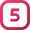 número 5 icon