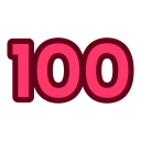 100 