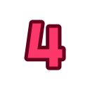 número 4 icon