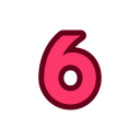 número 6 icon