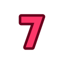 numero 7 icon