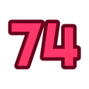 74 