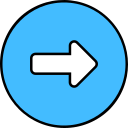 flecha correcta icon