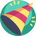 sombrero de fiesta icon