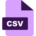 CSV file 