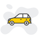 coche hatchback icon