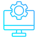 configuración de la computadora icon