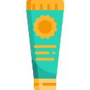 Sun cream icon