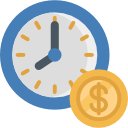 el tiempo es dinero icon