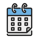 fecha del calendario icon