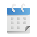 fecha del calendario icon