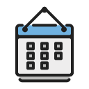 fecha del calendario icon