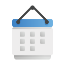 fecha del calendario icon