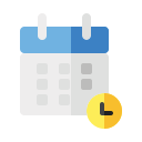 fecha del calendario icon