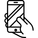 mano y telefono icon