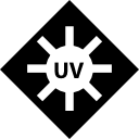 advertencia de rayos uv 