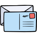 tarjeta postal icon