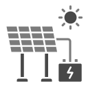 energía solar icon