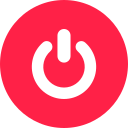 logout icon png red