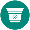 Coffee capsule icon