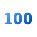 100 