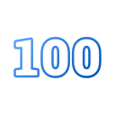 100 