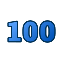 100 