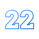 22 