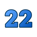 22 