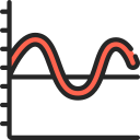 gráfico de onda icon