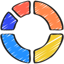 Donut chart icon