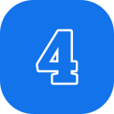 número 4 icon