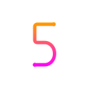 número 5 icon