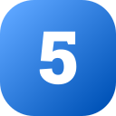 número 5 icon