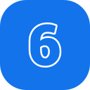 número 6 icon